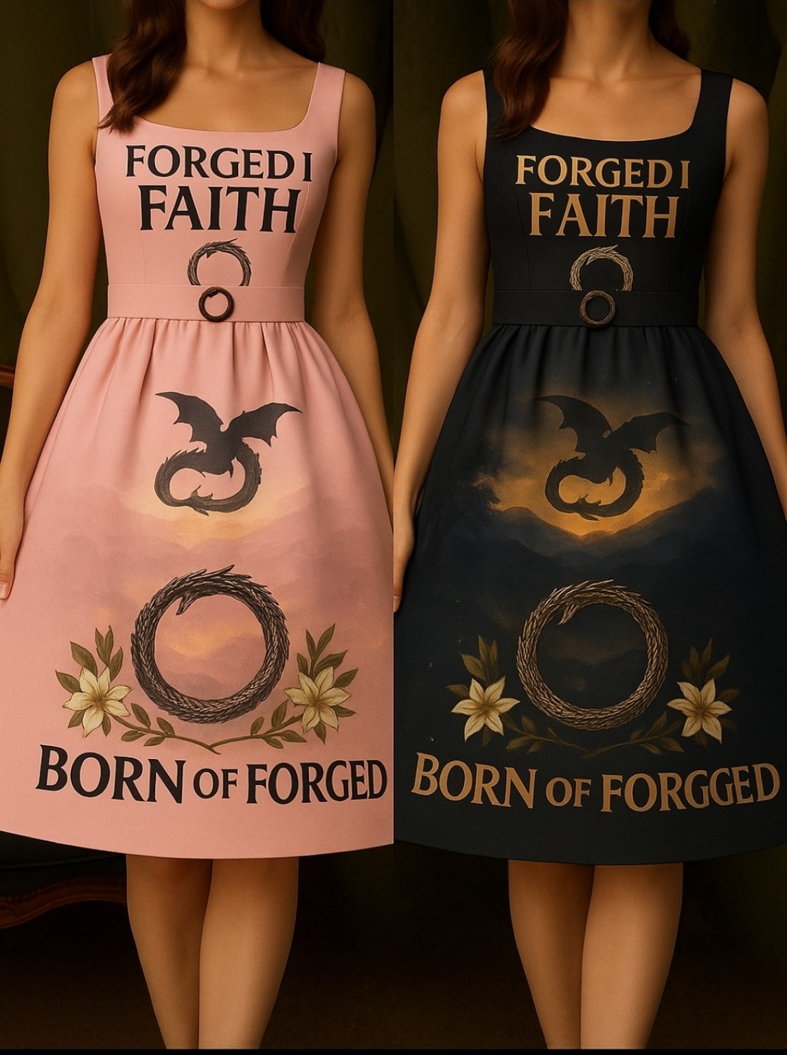 Forged fashion display